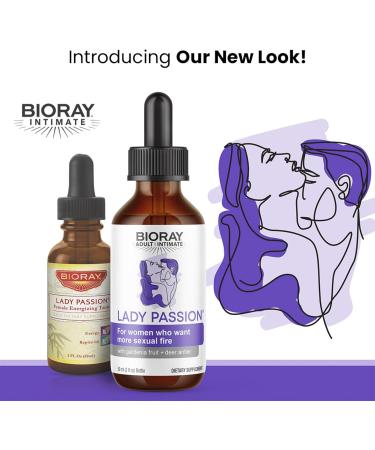 BIORAY Intimate Lady Passion - 2 fl oz - Female Energizing Tonic - Non-GMO Gluten Free - Buy Online on GoSupps.com