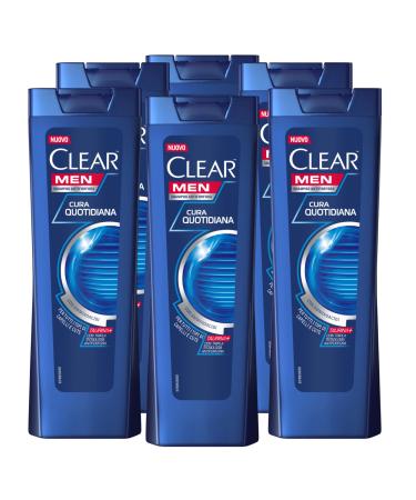 Clear Pack of 6 x 225ml bottles for men with amino acids