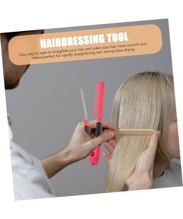 NOLITOY Professional Straightening & Curling Comb | Flat Iron Hair Tool & Knotty Comb for Women | Stylish Household Accessory 23.5x3x2CM - International Shipping Available - Buy Online on GoSupps.com