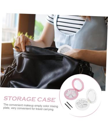  POPETPOP POPETPOP 2-Piece Set of Practical Makeup Trays for Lips and Eyeshadows Multi-Compartment Storage Boxes for Home Use - Buy Online on GoSupps.com