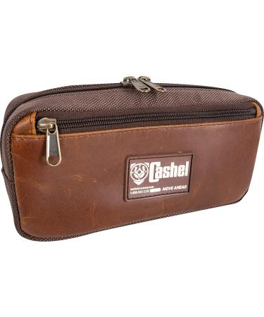 Cashel Pommel Saddle Bag with Distressed Leather, Small