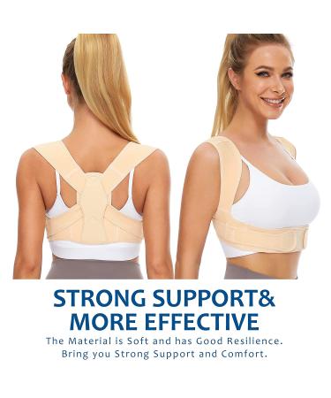 Vicorrect Adjustable Posture Corrector for Women and Men - Small/Medium Size, Provides Pain Relief for Neck, Shoulder, and Upper Back - Buy Online on GoSupps.com