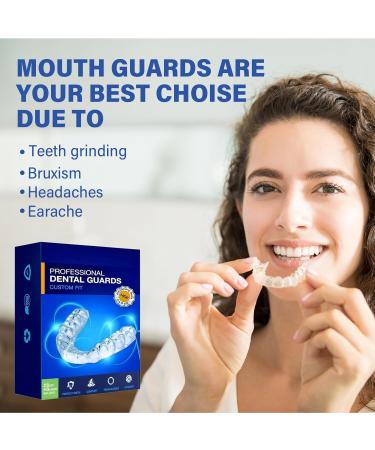 Mouth Guard for Teeth Grinding - Reusable Moldable Night Guards for Clenching - 4 Piece Set 2 Sizes - Ideal for Men & Women - International Shipping - Buy Online on GoSupps.com