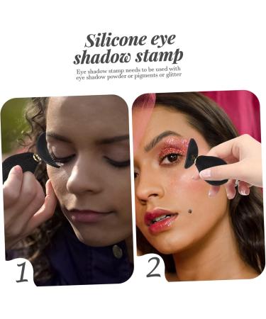 FRCOLOR 5Pcs Eyeshadow Stencil For Daily Makeup Lazy Eyeshadow Seal Fast Eyeshadow Application Easy To Use mediumx5pcs blackx5pcs - Buy Online on GoSupps.com