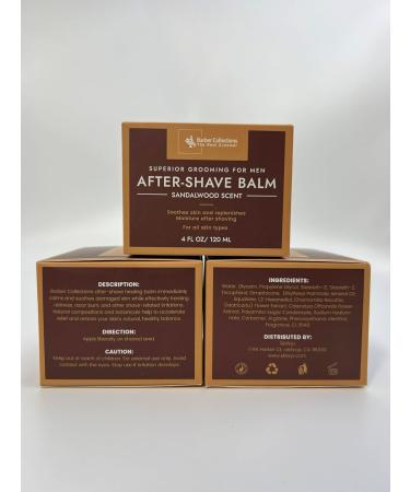 Barber Collections Men's Aftershave Balm 120ml | Soothing & Hydrating | International Shipping Available - Buy Online on GoSupps.com