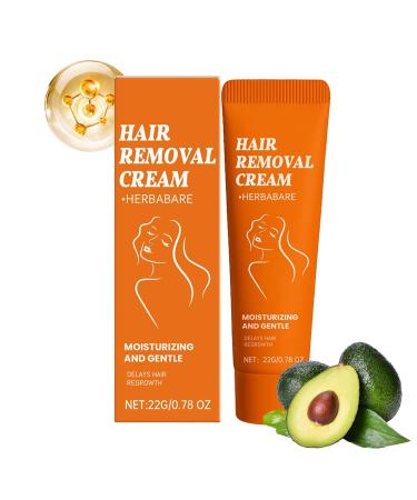 Facial Hair Removal Cream - 22g Gentle and Soothing | Gentle and Soothing Facial Lotion for Hair Removal For Women and Girls Daily Home Use Long-Term Nighttime Use