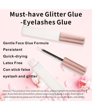 Buy Super Strong Lash Glue - Clear Eyelash Adhesive for Rhinestones Glitter & Gems - Waterproof Fast Drying Long-Lasting 10g | International Shipping Available - Buy Online on GoSupps.com
