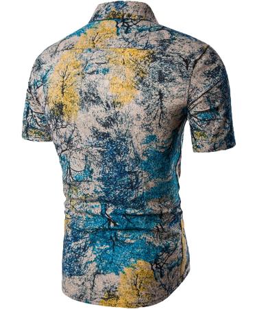 Men's Summer Fashion Set - Blue Suede Vest and Shorts - Casual Hawaiian Beach Style - Buy Online on GoSupps.com