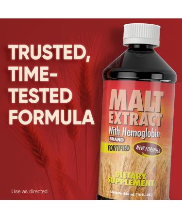 Malt and Hemoglobin Extract - Nutritional Supplement for Energy & Vitality (16 Fl Oz/Pack of 1) - Buy Online on GoSupps.com