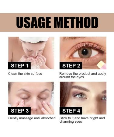 QPJUVC Banana eye cream stick antiaging eye treatment with retinol 4 vitamin C banana moisturizing balm against dark circles puffiness fine lines and wrinkles 2 - Buy Online on GoSupps.com