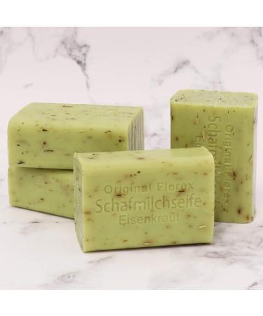 Florex Sheep Milk Soap Square 4x100g Verbena Cellophane Packed