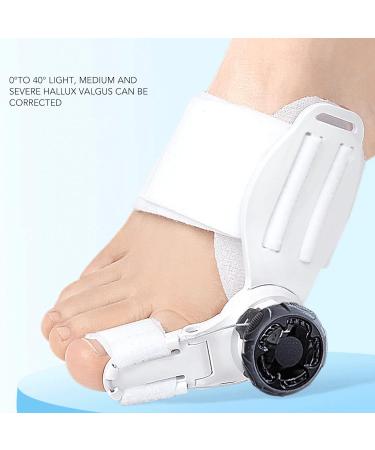 Ymiko Hallux Valgus Corrector - Adjustable Silicone Toe Straightener for Overlapping Toe Relief (Black Buckle) - Buy Online on GoSupps.com