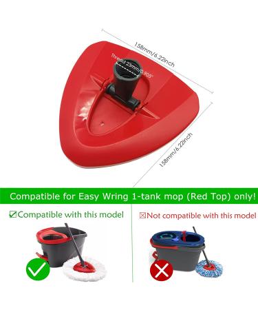 Replacement Rotating Triangle Mop Head Cover for O Cedar EasyWring Spin Mop - Compatible with 1 Tank System - Buy Online on GoSupps.com