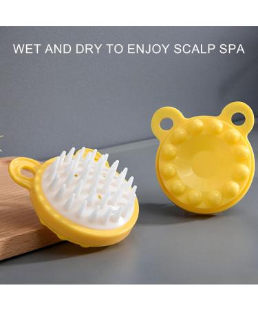 Shop Premium Silicone Hair Scrubber & Shampoo Brush for All Ages - Massage Scalp Device for Men Women & Kids - Buy Online on GoSupps.com