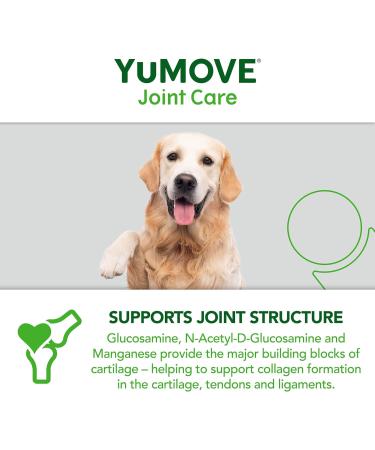 Yumove Senior Dog Hip & Joint Supplement | Glucosamine & Chondroitin for Stiff Dogs 9+ | 240 Tablets - Best for Joint Health - Buy Online on GoSupps.com