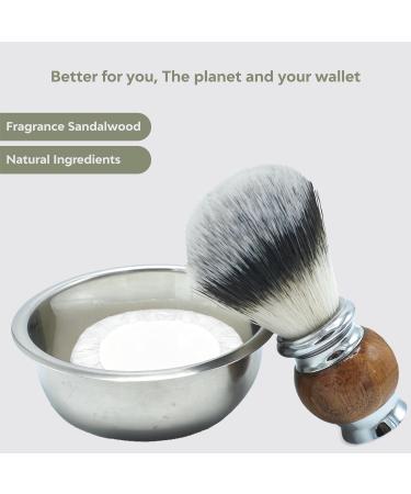 Jack Shaver Shaving Soap Natural Shaving Soap for Men 100% Handmade Organic Soap for Rich Lather Traditional Shaving Soap 65 g Refill Vegan Soap - Buy Online on GoSupps.com