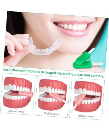 Beavorty Silicone Aligner Chewies 6 Pcs Popsicle Silicone Chew Silicone Chewies Jaw Device Chewies Chewing Gum Invisible Medium As Shown - Buy Online on GoSupps.com
