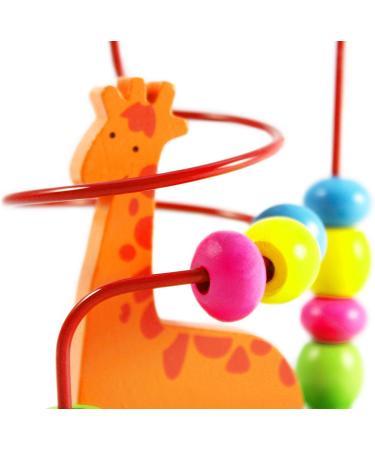 Buy Bino & Mertens 84160 Motor Loop - Wooden Toys for 1 Year | Fun Giraffe Design | Promotes Hand-Eye Coordination | Perfect On-the-Go | Multicolored | International Shipping Available - Buy Online on GoSupps.com