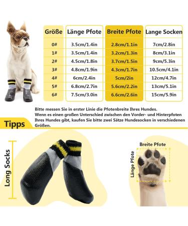 Buy Hjumarayan Waterproof Anti-Slip Dog Shoes - 4 Pieces Black Dog Socks for Indoor & Outdoor | Protect Your Puppies' Paws - Buy Online on GoSupps.com