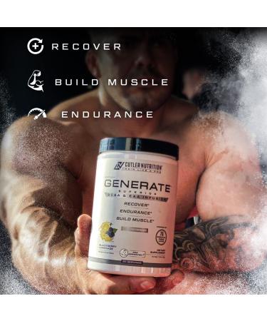 Generate EAA and BCAA Powder | Best BCAAs & Essential Amino Acids Supplement | 5g BCAAs, 2g EAAs | Sour Lemonade | 30 Servings - Buy Online on GoSupps.com