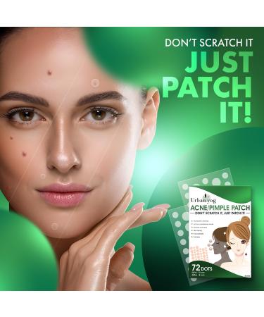 Acne Pimple Patch - 72 Invisible Hydrocolloid Stickers for Overnight Acne Treatment | Fast-Absorbing Patch for Clear Skin - Buy Online on GoSupps.com
