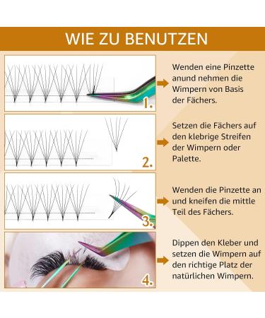 Premium 4D CC Point Base Eyelash Extensions | 0.10mm Thickness | C & D Curl | International Shipping - Buy Online on GoSupps.com