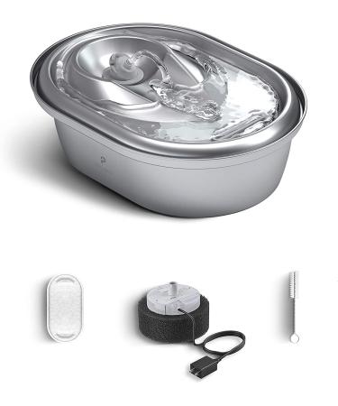 PETLIBRO Stainless Steel Replacement Pump for 67oz/2L Cat Water Fountain - Adjustable Flow, Super Quiet Dog Dispenser - Buy Online on GoSupps.com