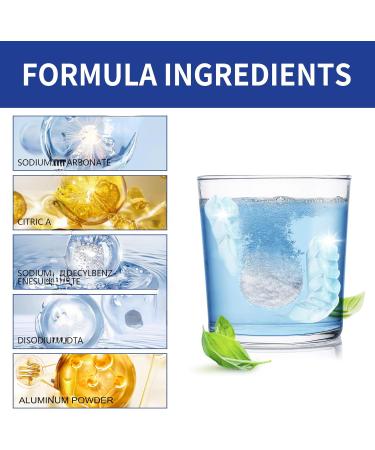 Denture Cleaning Tablets Whitening Dentures Fresh Breath Oral Care Cleaning Tablets - Buy Online on GoSupps.com