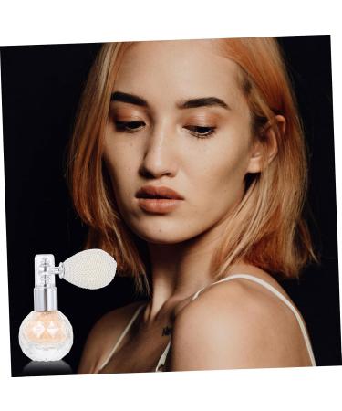MAGICLULU 1pc Body Air Bag Powder Decor Glass Perfume Bottle Powder Spraying Tool Highlight Powder Eye Shadow Golden medium - Buy Online on GoSupps.com