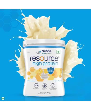 Nestle Resource High Protein - 400g Tin (Vanilla Flavor) - Buy Online on GoSupps.com