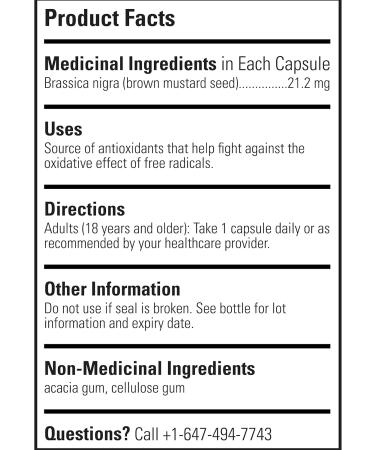 Global Healing Selenium Mustard Seed - Selenium Supplement 200mcg (60 Capsules) - Buy Online on GoSupps.com