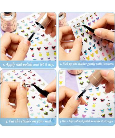 12Pcs 4th of July Nail Art Stickers - American Flag Designs Self-Adhesive Decals for Women and Kids - Buy Online on GoSupps.com