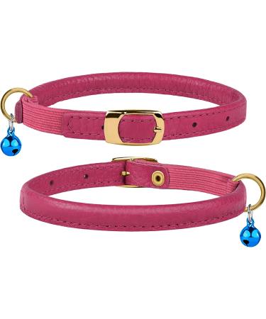 Murom Rolled Leather Cat Collar - Adjustable Safety Collar for Cats - Various Colors Available - Buy Online on GoSupps.com