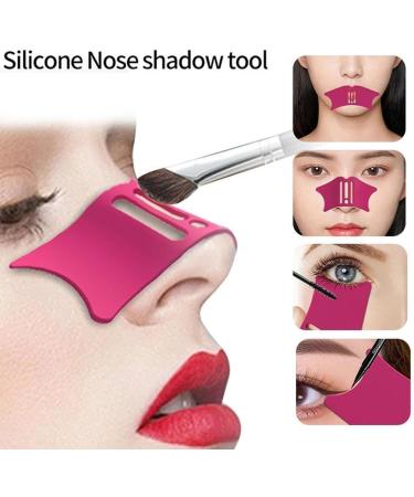 Pochoir de contour du nez - Pochoir d' nasale - 4 en 1 - Outil multifonction pour les yeux - Outil de maquillage pour les d butants qui traversent les ombres du nez rose - Buy Online on GoSupps.com