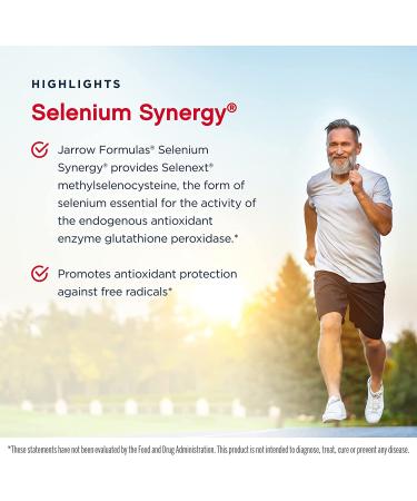 Jarrow Formulas Selenium Synergy 60 Capsules - Immune Support & Antioxidant Formula - Buy Online on GoSupps.com
