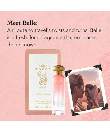 Tocca Women's Eau de Parfum Belle - Fresh Floral Italian Bergamot Petit Grain and White Freesia - Hand-Finished Bottle 0.68 oz. (20 ml) 1 Count (Pack of 1) - Buy Online on GoSupps.com