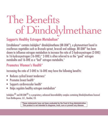 Nature's Way EstroBalance with BR-DIM - 60 Absorbable Tablets for Hormonal Support - Buy Online on GoSupps.com