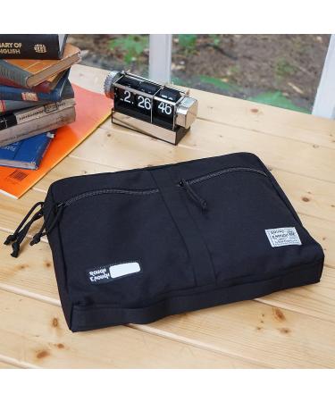 Rough Enough 13-14 inch Laptop Case Bag for Men - EDC Tactical Notebook Organizer Pouch with Compartments - Ideal for Mouse, Power Adapter, Cables - Travel Cordura - Buy Online on GoSupps.com