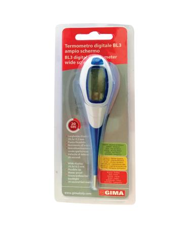 Buy GIMA Digital Thermometer BL3 | 20 Sec Fast Reading Large Screen Waterproof Flexible Lace | Shop Internationally - Buy Online on GoSupps.com