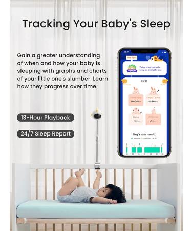 Simshine Baby Monitor - Wi-Fi HD Video Camera with Crying Detection & Sleep Analytics | Two-Way Audio | AI Snapshot & Playback | No Monthly Fee - Buy Online on GoSupps.com