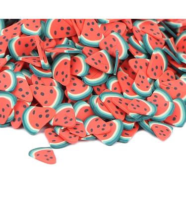 Fruit Shaped Nail Art Slices - Triangular Watermelon for DIY Crafts Resin Jewelry Lip Gloss & Phone Case - 10G Pack - Buy Online on GoSupps.com