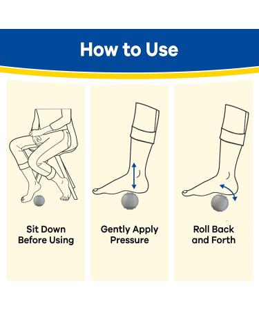 Dr. Scholl's Plantar Fasciitis Massage Ball - Hot & Cold Therapy for Pain Relief - Buy Online on GoSupps.com