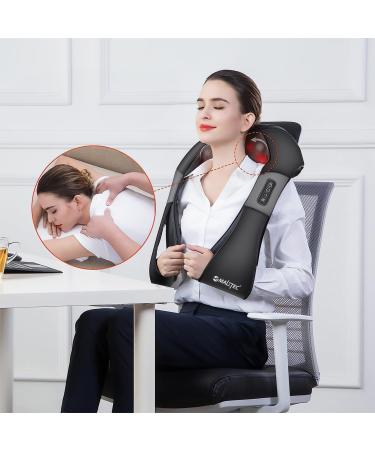 Maltec Neck Massager - Shiatsu Neck Back & Whole Body Massage Device with Warming & Vibration for Pain Relief - Buy Online on GoSupps.com