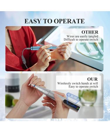 TOUCHBeauty Electric Nail Files 8 in 1 Electric Nail Drill 5 Adjustable Speeds 30000 RPM 8 Drill Bits Professional Electric Manicure & Pedicure Kit for Acrylic Nails Gel DIY Salon Manicure Set Silver - Buy Online on GoSupps.com