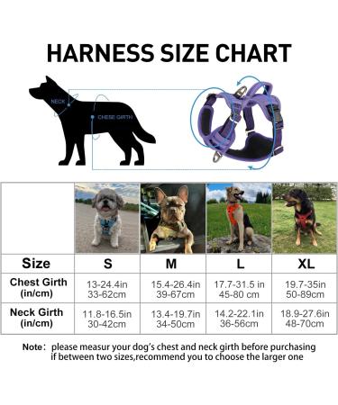Shop Dociote Anti-Pull Dog Harness | Safety Harness with Handle & Reflector for Medium & Large Dogs - Purple Lila (1 Pack) - Buy Online on GoSupps.com