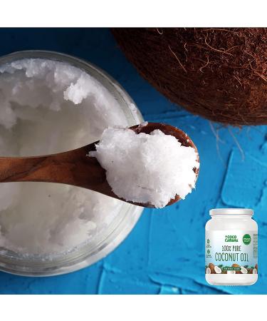 Coco Cabana 100% Pure Coconut Oil 1L - Vegan, Gluten & Dairy Free - Natural Beauty Product for Skin & Hair - Cooking - 1000ml Glass Jar - Buy Online on GoSupps.com