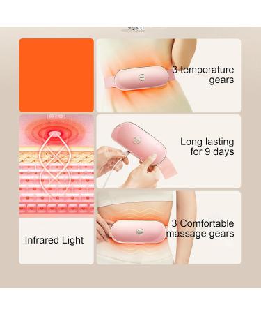Marhynchus Wireless Menstrual Heating Pillows - 3 Vibration Modes & Temperature Settings for Effective Relief - Ultra Comfort in Pink - Buy Online on GoSupps.com