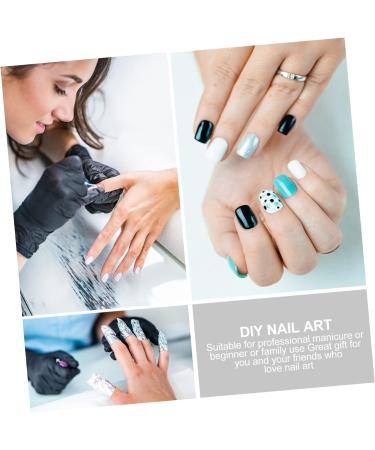 minkissy 20pcs Nail Case Nail Protector Gelt Spar Varnish Polish Remover Wrap Nail Varnish Tip Nail Art Tips Cover Shield Nail Polish Cover Manicure Polish Varnish Protector Nail Polish Tip 4x2cm As Shown - Buy Online on GoSupps.com
