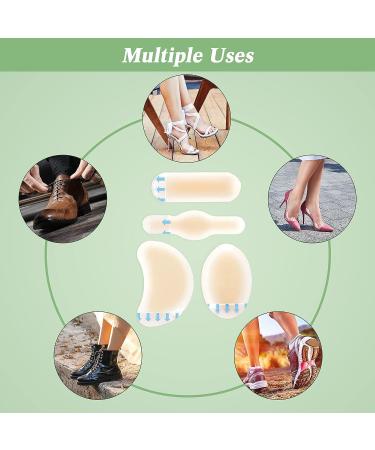 SATINIOR Blister Pads Bandages - 80 Waterproof Gel Guards for Fingers, Toes, Forefoot, and Heel - Buy Online on GoSupps.com