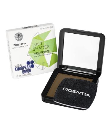 Fidentia Hair Shader | 100% natural Hairline Powder | Root Touch Up - 12g (Medium Brown)